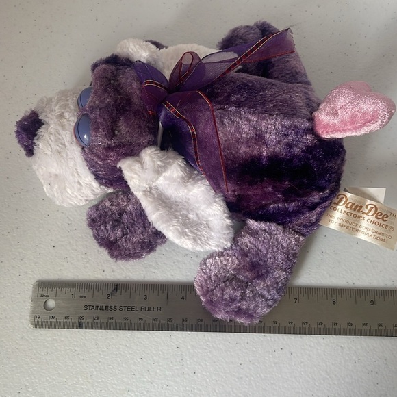 DanDee Purple Plush Pup - Picture 6 of 6